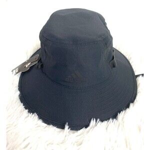 Adidas Boonie Bucket Hat Men's Victory III Sun Protect  Size S/M Black Outdoor